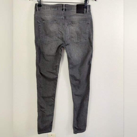 DUER Skinny Jeans Size 28 Gray Mid Rise Neutral Stretch Cotton Blend WFLK2 - Picture 12 of 13
